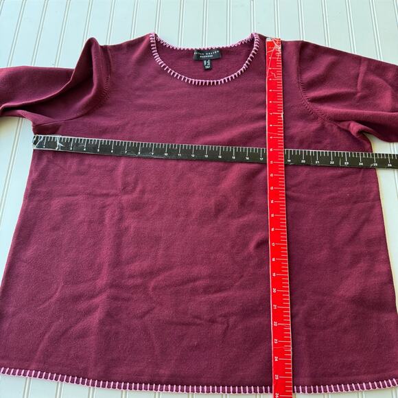 Susan Graver size 1X Lite 3/4 Sleeves sweater - Picture 7 of 8